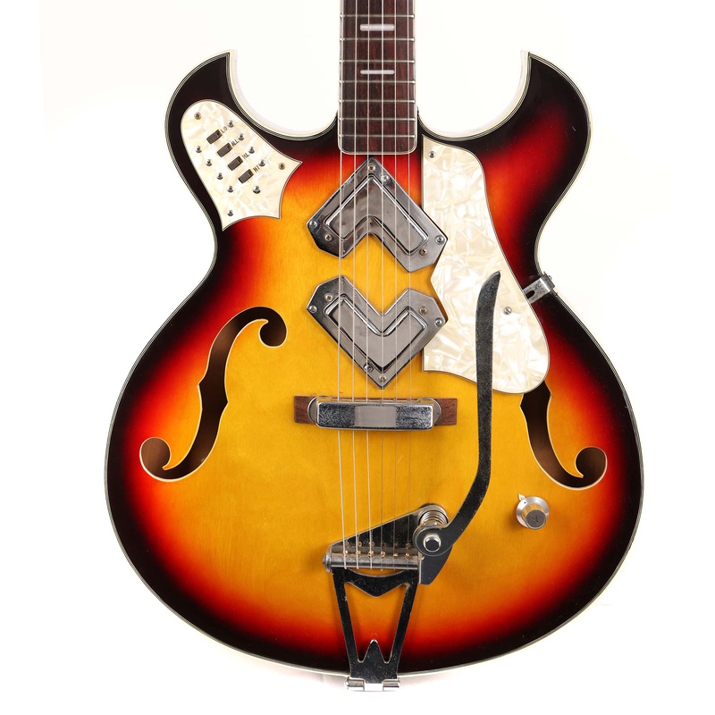 1967-greco-950-the-shrike-guitar-sunburst 1967 Greco 950 'The Shrike' Guitar Sunburst