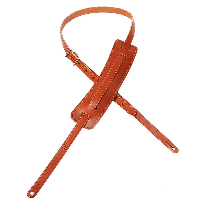 levys-m25-brn-leather-guitar-strap Levys M25-BRN Leather Guitar Strap