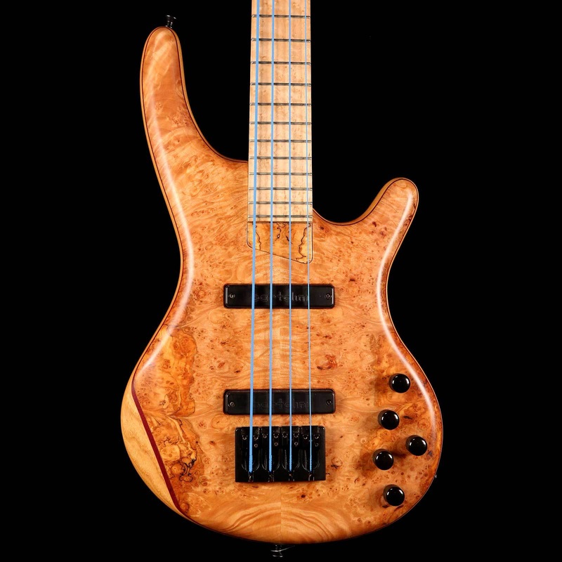 adler-custom-4-string-bass-burl-maple-top-natural Adler Custom 4-String Bass Burl Maple Top Natural