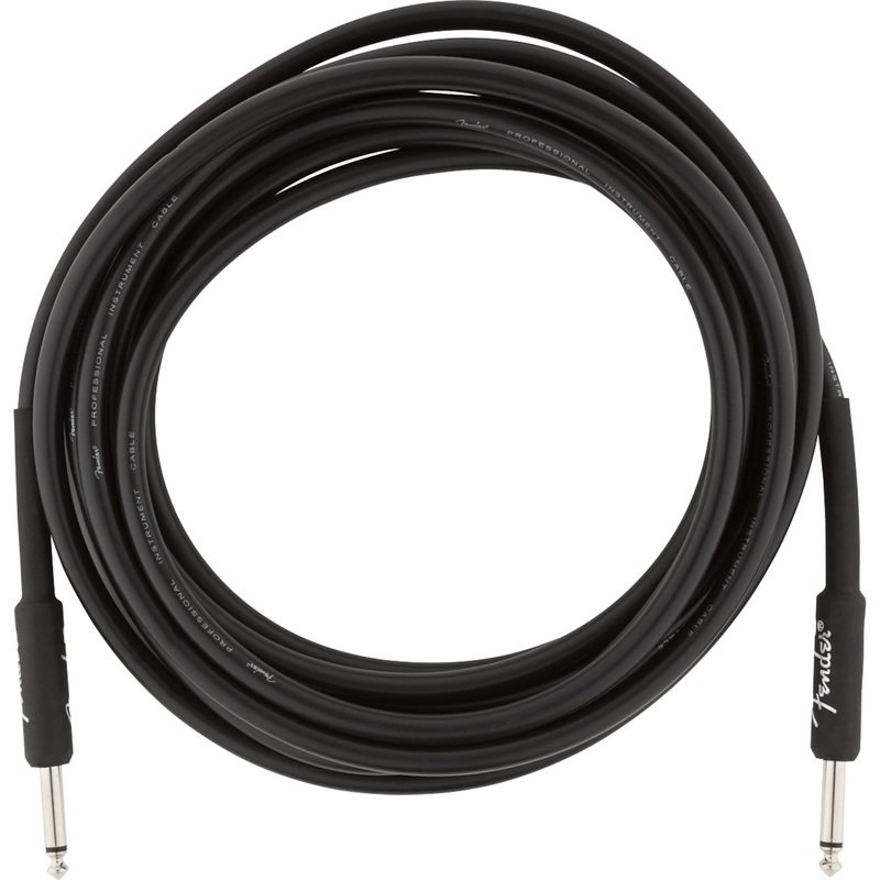 fender-pro-series-instrument-cable-15-feet-straight-black Fender Pro Series Instrument Cable 15 Feet Straight Black
