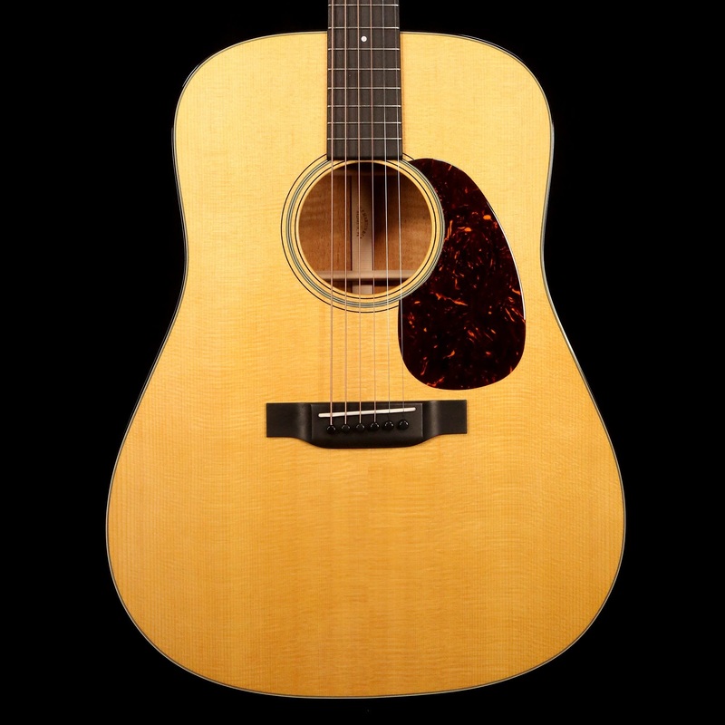 martin-custom-shop-style-18-dreadnought-flamed-mahogany-acoustic-natural Martin Custom Shop Style 18 Dreadnought Flamed Mahogany Acoustic Natural