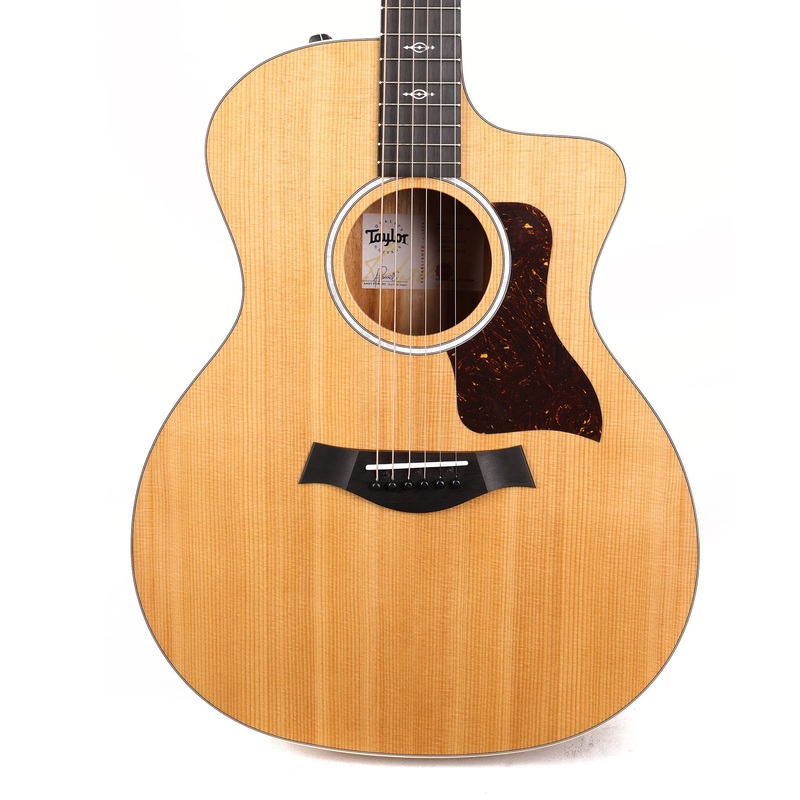 taylor-214ce-k-dlx-grand-auditorium-acoustic-electric-natural-used Taylor 214ce-K DLX Grand Auditorium Acoustic-Electric Natural Used