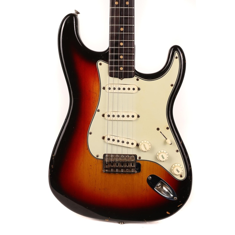 1965-fender-stratocaster-3-tone-sunburst 1965 Fender Stratocaster 3-Tone Sunburst