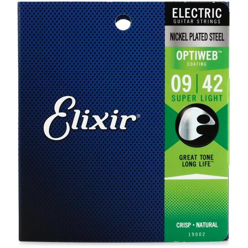 elixir-optiweb-electric-guitar-strings-custom-light Elixir OptiWeb Electric Guitar Strings Custom Light