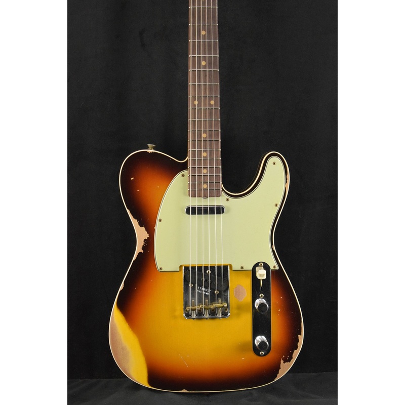 fender-1960-telecaster-custom-heavy-relic-super-faded-aged-chocolate-3-color-sunburst-3a-rosewood-fingerboard Fender 1960 Telecaster Custom Heavy Relic Super Faded Aged Chocolate 3-Color Sunburst 3A Rosewood Fingerboard