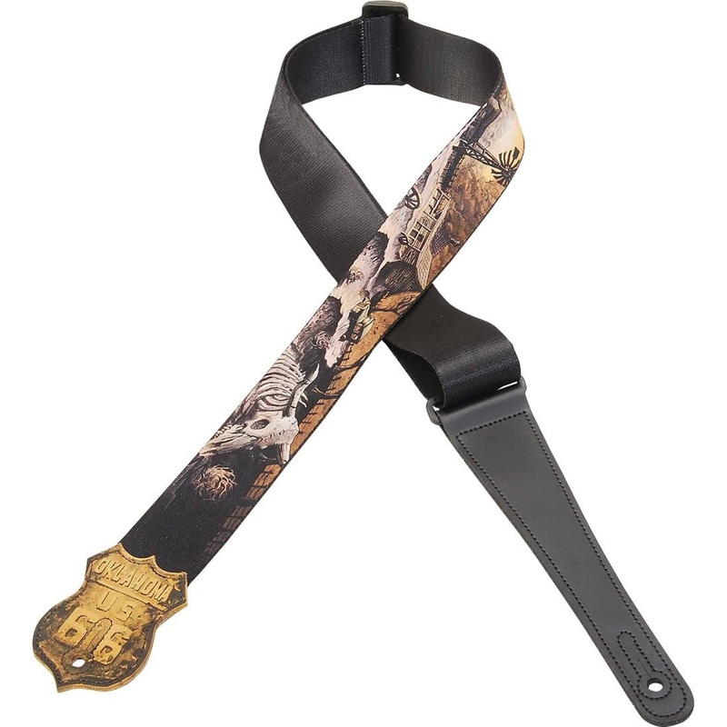 levy-s-mpn2-ok-guitar-strap-sublimation-print Levy's MPN2-OK Guitar Strap Sublimation Print