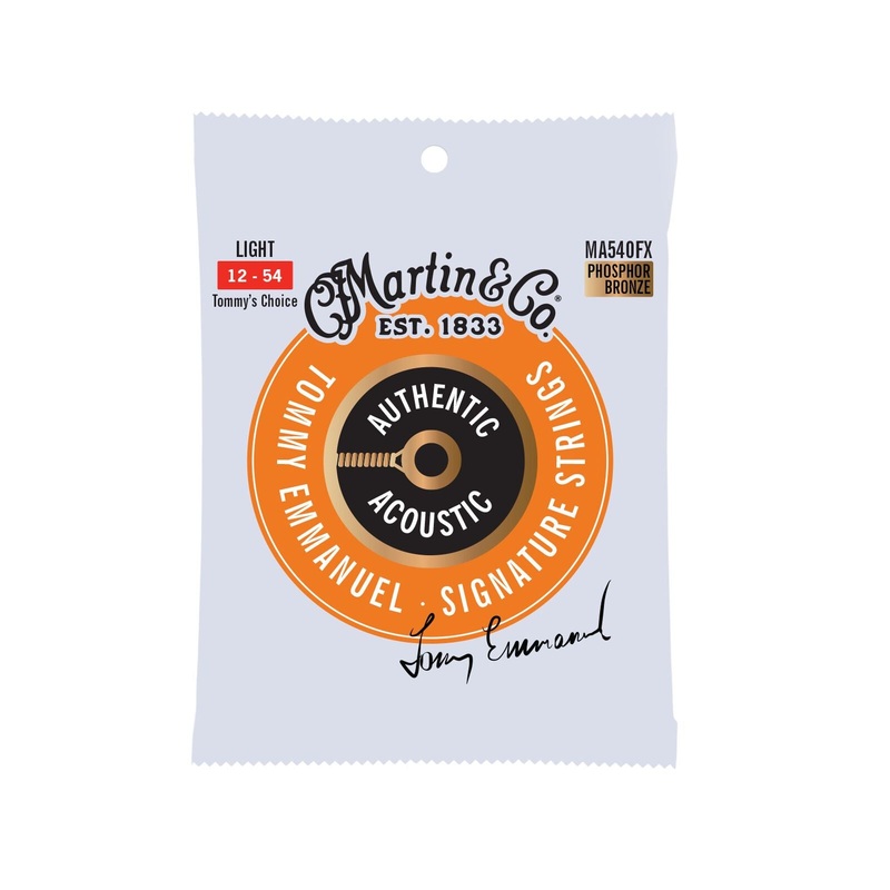 martin-authentic-acoustic-flexible-core-guitar-strings-phosphor-bronze-ma540fx-tommy-s-choice-light-12-54 Martin Authentic Acoustic Flexible Core Guitar Strings Phosphor Bronze - (MA540FX - Tommy's Choice) Light 12-54