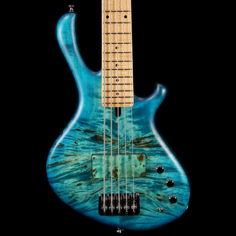mensinger-eagle-5-string-bass-blue-burst Mensinger Eagle 5-String Bass Blue Burst