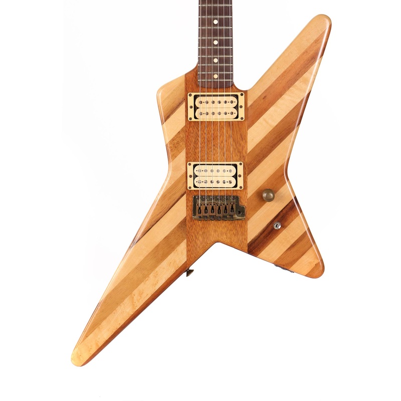 1980-charvel-pre-production-butcher-block-star 1980 Charvel 'Pre-Production' Butcher Block Star