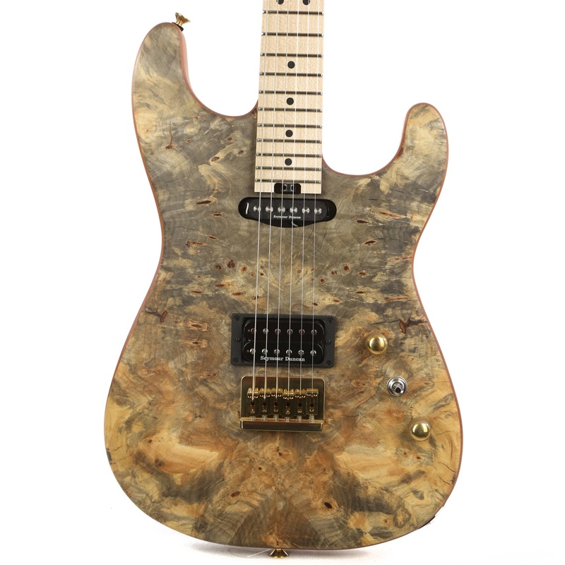 charvel-custom-shop-san-dimas-hs-hardtail-buckeye-burl-top-oil-finish Charvel Custom Shop San Dimas HS Hardtail Buckeye Burl Top Oil Finish
