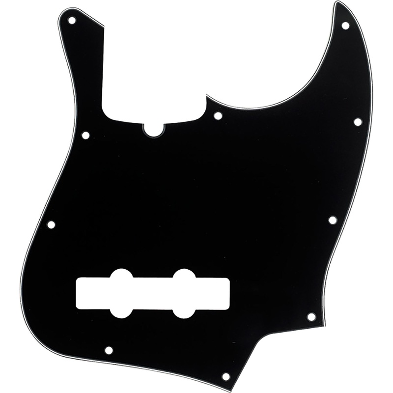 fender-jazz-bass-pickguard-black Fender Jazz Bass Pickguard (Black)