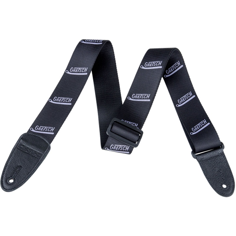 gretsch-vibrato-arm-pattern-strap-black-gray Gretsch Vibrato Arm Pattern Strap Black/Gray