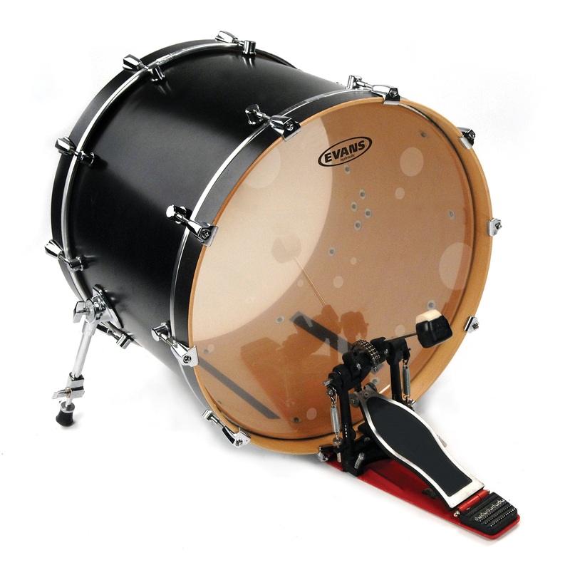 evans-22-hydraulic-glass-bass-drum-head Evans 22" Hydraulic Glass Bass Drum Head