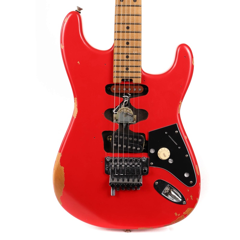 evh-frankenstein-relic-series-red-used-as-is EVH Frankenstein Relic Series Red Used As-Is