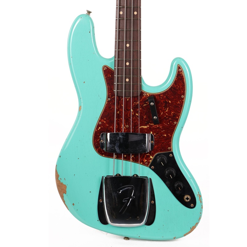 fender-custom-shop-1964-jazz-bass-journeyman-relic-seafoam-green Fender Custom Shop 1964 Jazz Bass Journeyman Relic Seafoam Green