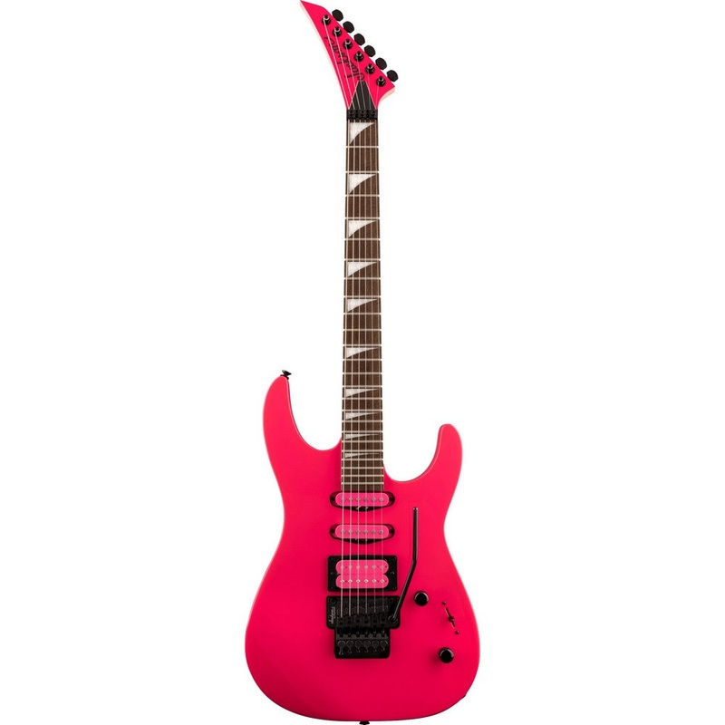 jackson-x-series-dinky-dk3xr-hss-electric-guitar-neon-pink Jackson X Series Dinky DK3XR HSS Electric Guitar - Neon Pink