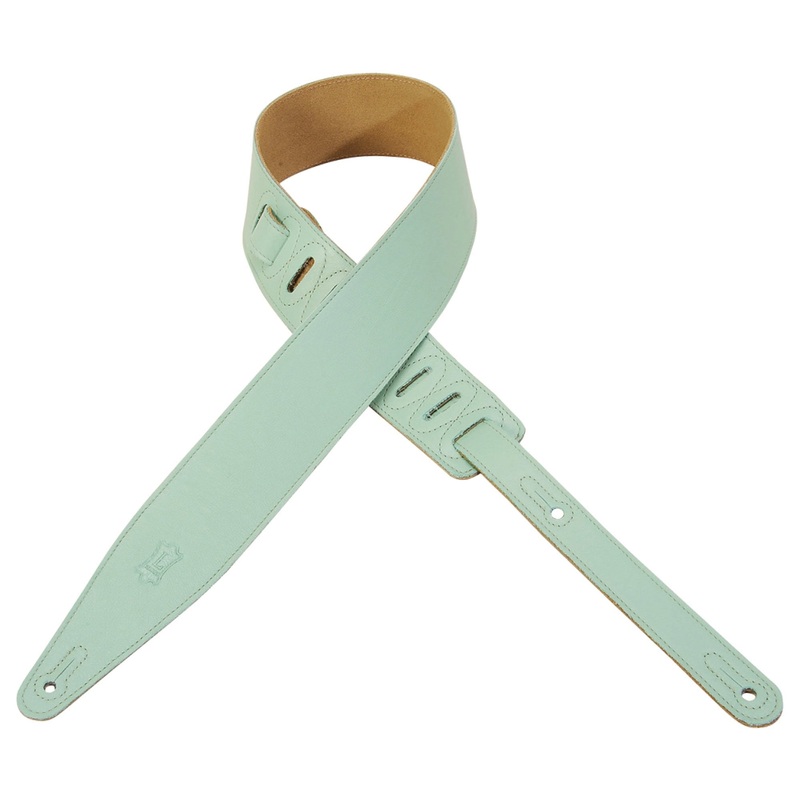 levy-s-mg317ll-soft-garment-leather-guitar-strap-sea-foam Levy's MG317LL Soft Garment Leather Guitar Strap Sea Foam