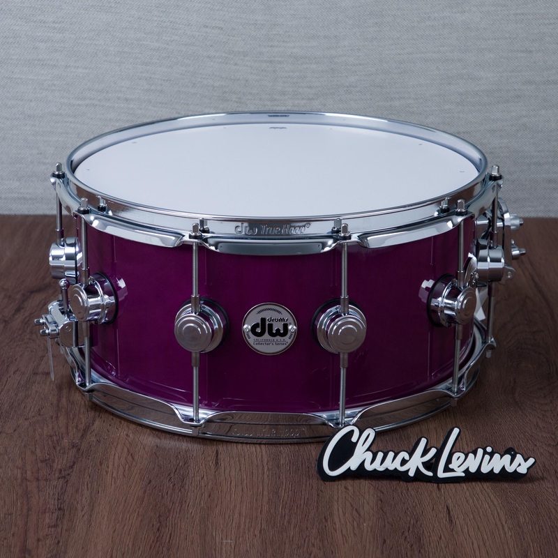 dw-6-5-x-14-inch-collector-s-333-maple-snare-drum-ultraviolet-purple DW 6.5 x 14-Inch Collector's 333 Maple Snare Drum - Ultraviolet Purple