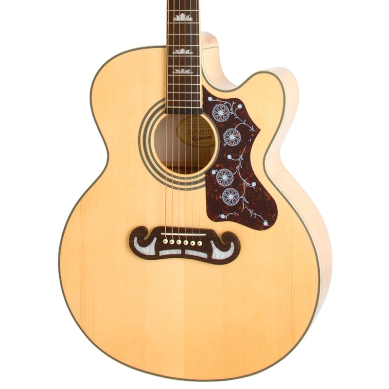 epiphone-j-200-ec-studio-acoustic-electric-vintage-natural Epiphone J-200 EC Studio Acoustic-Electric Vintage Natural