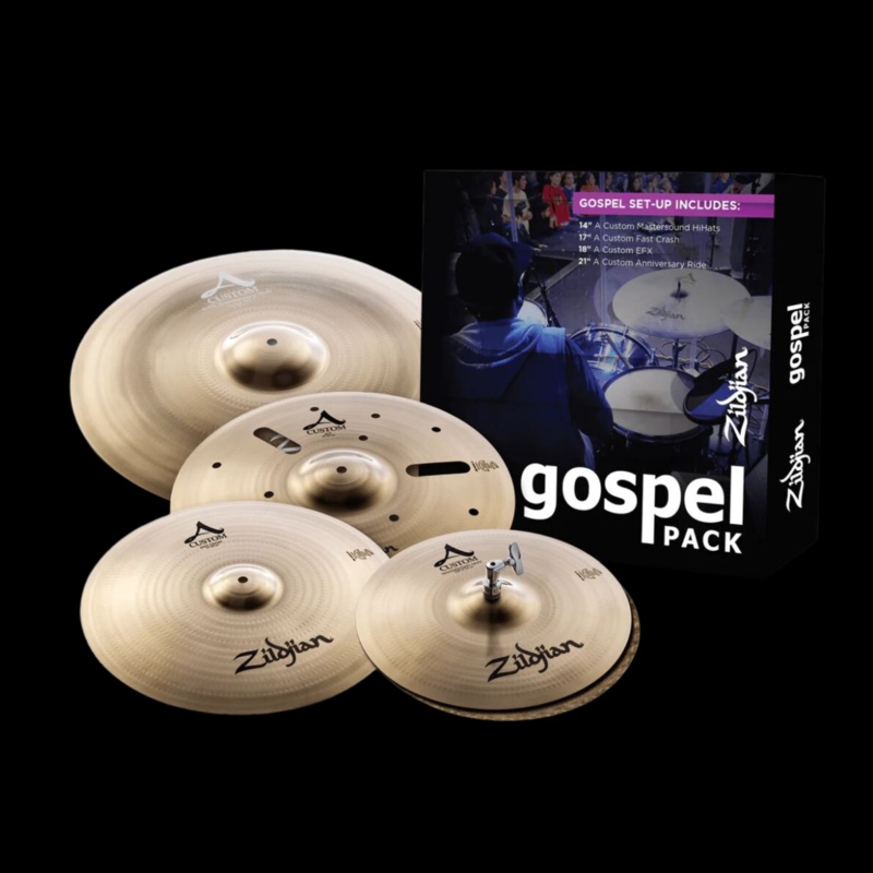 zildjian-ac0801g-a-custom-gospel-cymbal-set Zildjian AC0801G A Custom Gospel Cymbal Set