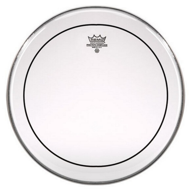 14-remo-clear-pinstripe-crimplock-marching-tenor-drum-head 14" Remo Clear Pinstripe Crimplock Marching Tenor Drum Head