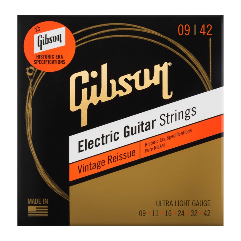 gibson-vintage-reissue-electric-guitar-strings-ultra-light-9-42 Gibson Vintage Reissue Electric Guitar Strings Ultra-Light 9-42
