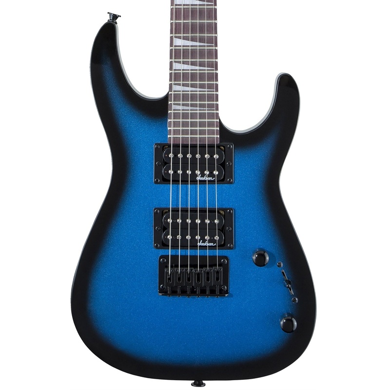 jackson-js-series-dinky-minion-js1x-metallic-blue-burst Jackson JS Series Dinky Minion JS1X Metallic Blue Burst