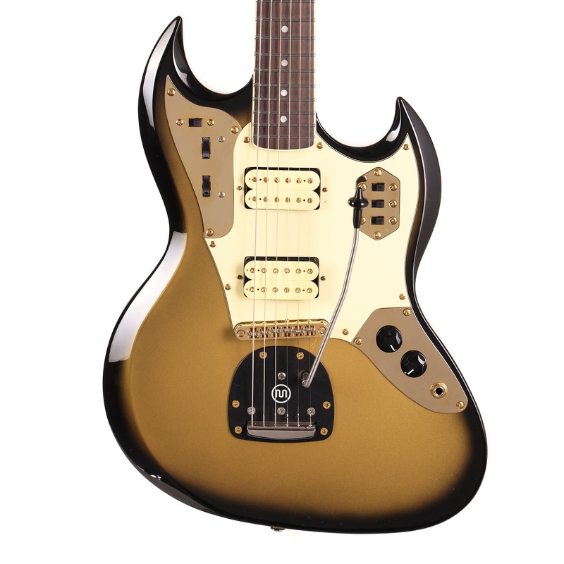 woodrite-guitars-switchblade-guitar-goldburst-2024 Woodrite Guitars Switchblade Guitar Goldburst 2024