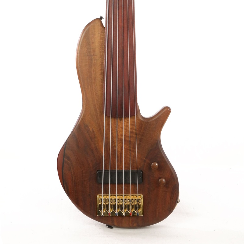 clement-singlecut-6-string-fretless-bass-natural Clement Singlecut 6-String Fretless Bass Natural