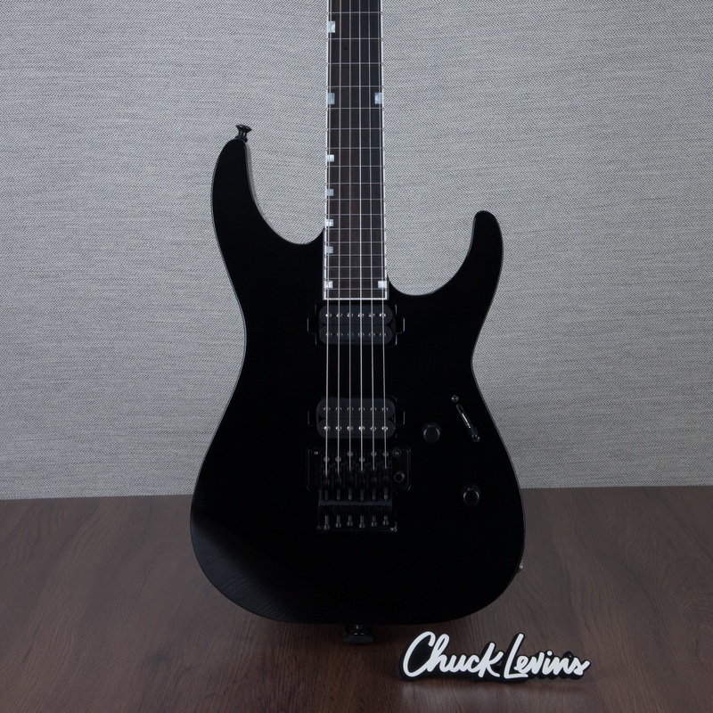 esp-usa-m-ii-ntb-fr-electric-guitar-black-us24465 ESP USA M-II NTB FR Electric Guitar - Black - #US24465