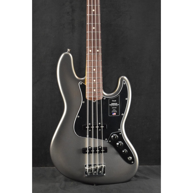 fender-american-professional-ii-jazz-bass-rosewood-fingerboard-mercury Fender American Professional II Jazz Bass Rosewood Fingerboard Mercury