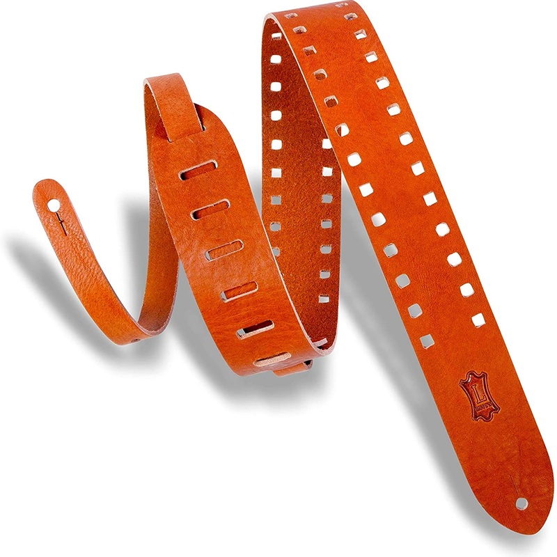 levys-m12spov-tan-tan-leather-guitar-strap Levys M12SPOV-TAN Tan Leather Guitar Strap