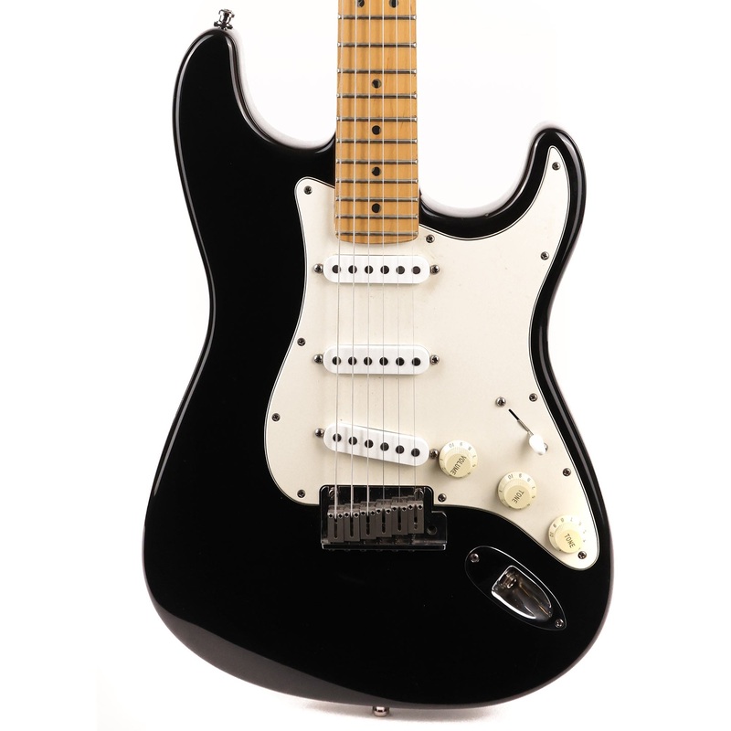 1993-fender-american-standard-stratocaster-black 1993 Fender American Standard Stratocaster Black