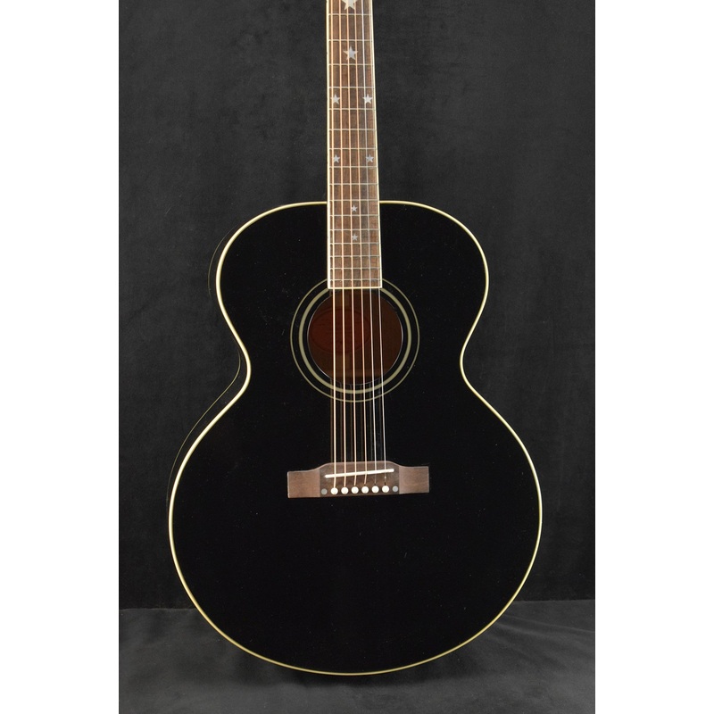 epiphone-igc-j-180-ls-long-scale-ebony-w-hardshell-case Epiphone IGC J-180 LS Long Scale Ebony w/ Hardshell Case