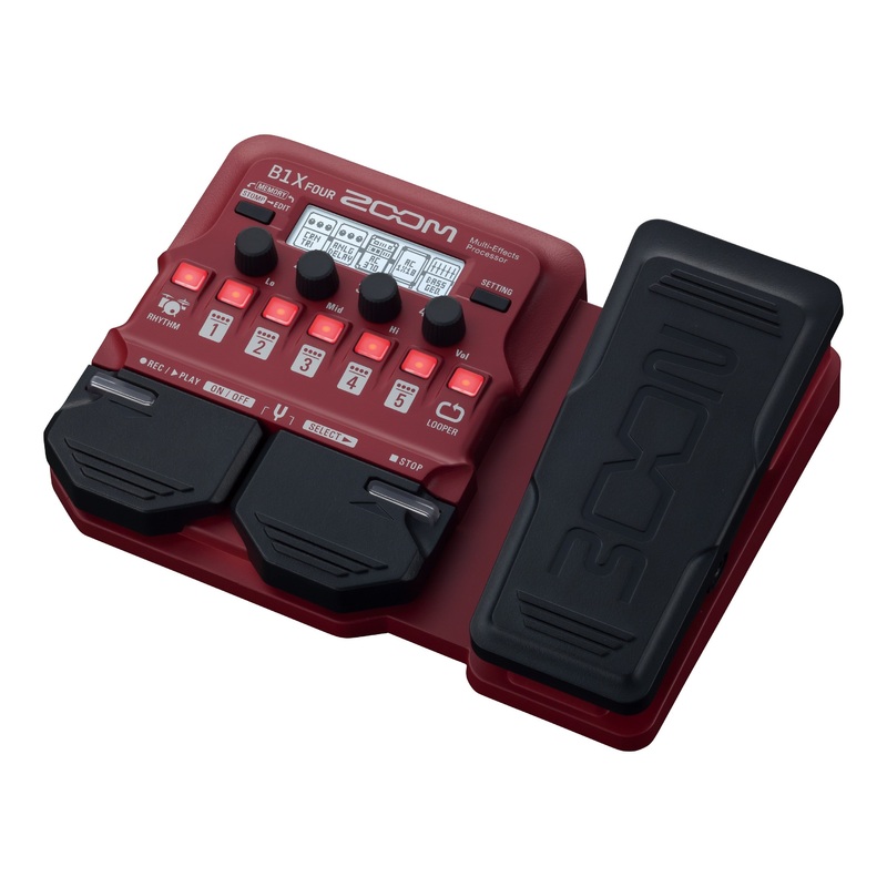 zoom-b1x-four-multi-effects-bass-pedal-w-expression Zoom B1x Four Multi-Effects Bass Pedal w/ Expression