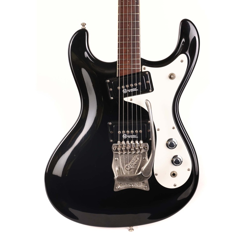 1970s-mosrite-ventures-model-reissue-black 1970s Mosrite Ventures Model Reissue Black