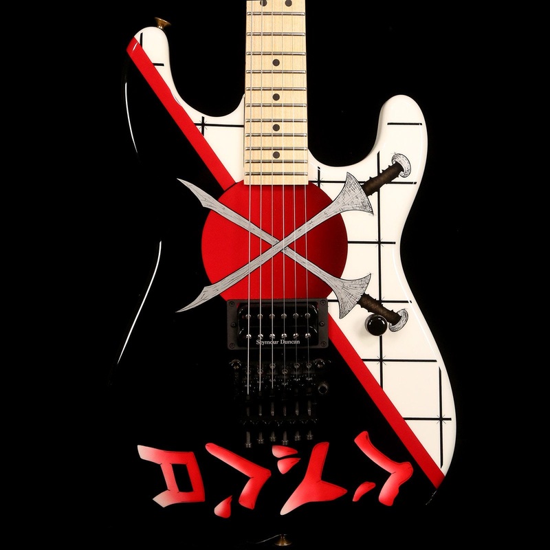 charvel-custom-shop-warren-demartini-san-dimas-crossed-swords-2008 Charvel Custom Shop Warren DeMartini San Dimas Crossed Swords 2008