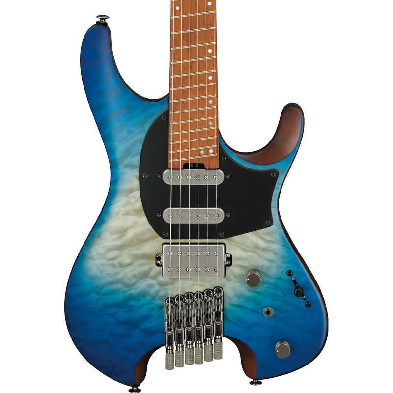 ibanez-q-series-qx54q-blue-sphere-burst-matte-used Ibanez Q Series QX54Q Blue Sphere Burst Matte Used