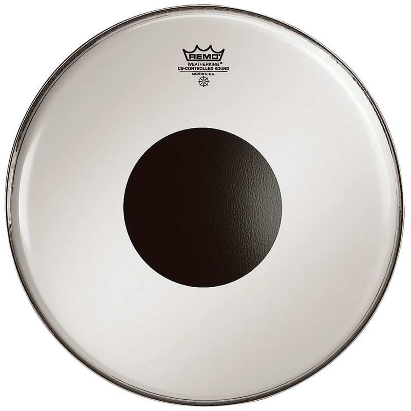 remo-20-clear-controlled-sound-drum-head-with-black-dot Remo 20" Clear Controlled Sound Drum Head With Black Dot
