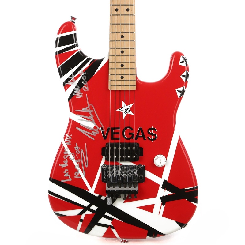 charvel-evh-art-series-las-vegas-red-white-and-black-2007 Charvel EVH Art Series Las Vegas Red, White and Black 2007