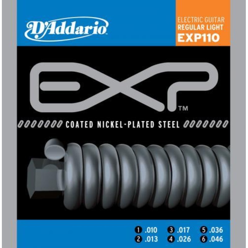 d-addario-exp-coated-nickel-wound-electric-strings-regular-light-10-46 D'Addario EXP Coated Nickel Wound Electric Strings (Regular Light 10-46)