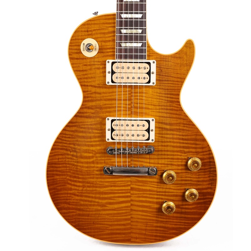 gibson-custom-shop-chambered-1958-les-paul-torrefied-top-music-zoo-made-2-measure-vos-lemon-burst Gibson Custom Shop Chambered 1958 Les Paul Torrefied Top Music Zoo Made 2 Measure VOS Lemon Burst