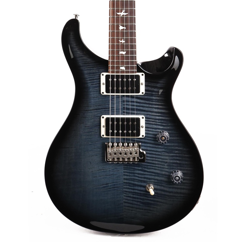 prs-ce24-faded-whale-blue-with-black-wrap-burst PRS CE24 Faded Whale Blue with Black Wrap Burst