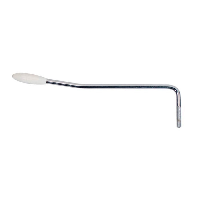 boston-5mm-threaded-bar-chrome-white-cap Boston 5mm Threaded Bar Chrome White Cap