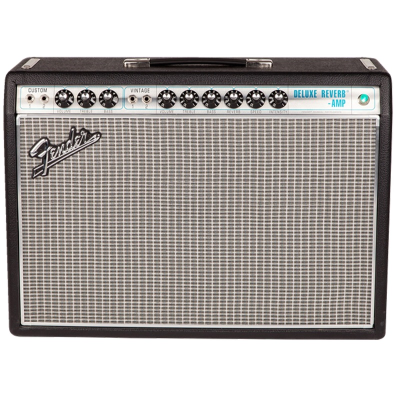 fender-68-custom-deluxe-reverb-electric-guitar-amplifier-used Fender '68 Custom Deluxe Reverb Electric Guitar Amplifier Used