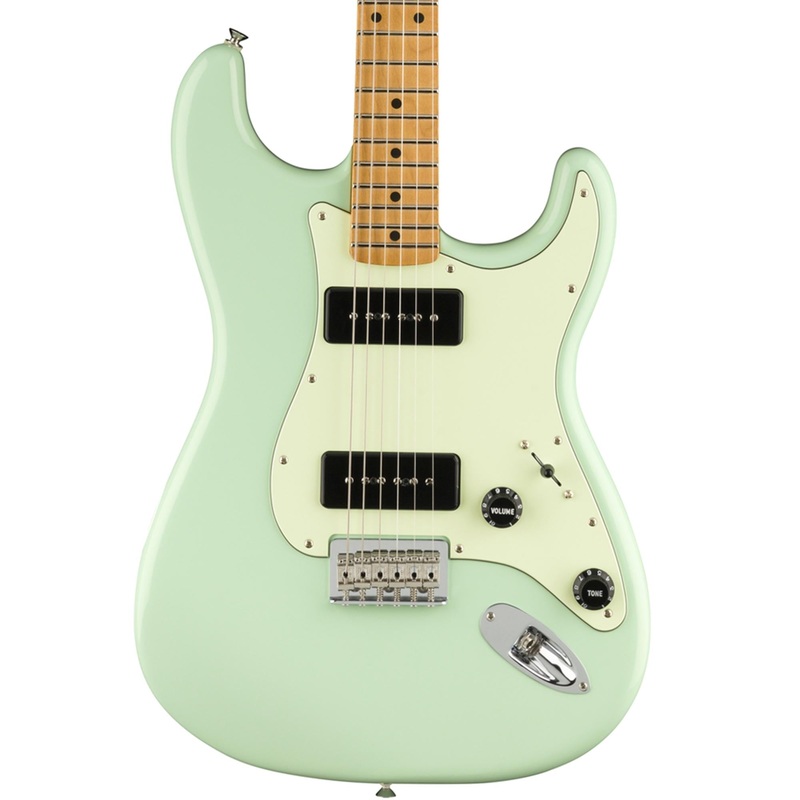 fender-noventa-stratocaster-surf-green-used Fender Noventa Stratocaster Surf Green Used