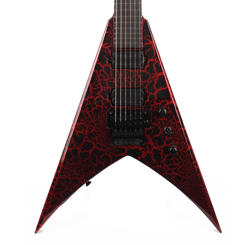 jackson-custom-shop-king-v-kv2h-black-and-ferrari-red-crackle Jackson Custom Shop King V KV2H Black and Ferrari Red Crackle