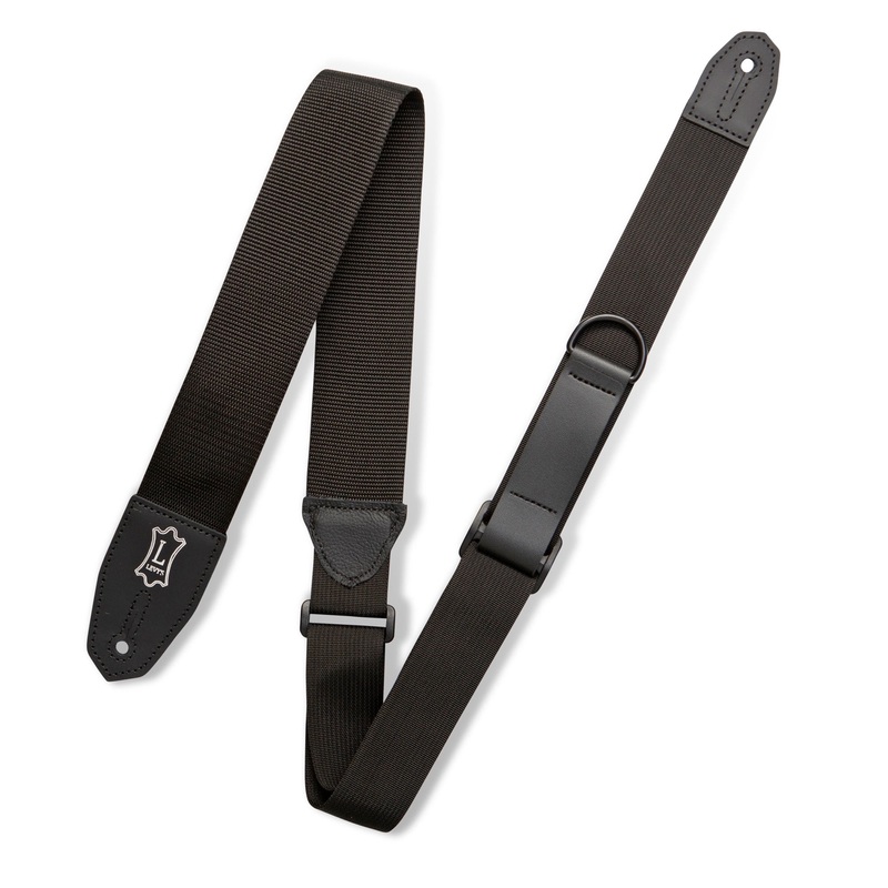levy-s-mrhsp-blk-right-height-guitar-strap Levy's MRHSP-BLK Right Height Guitar Strap
