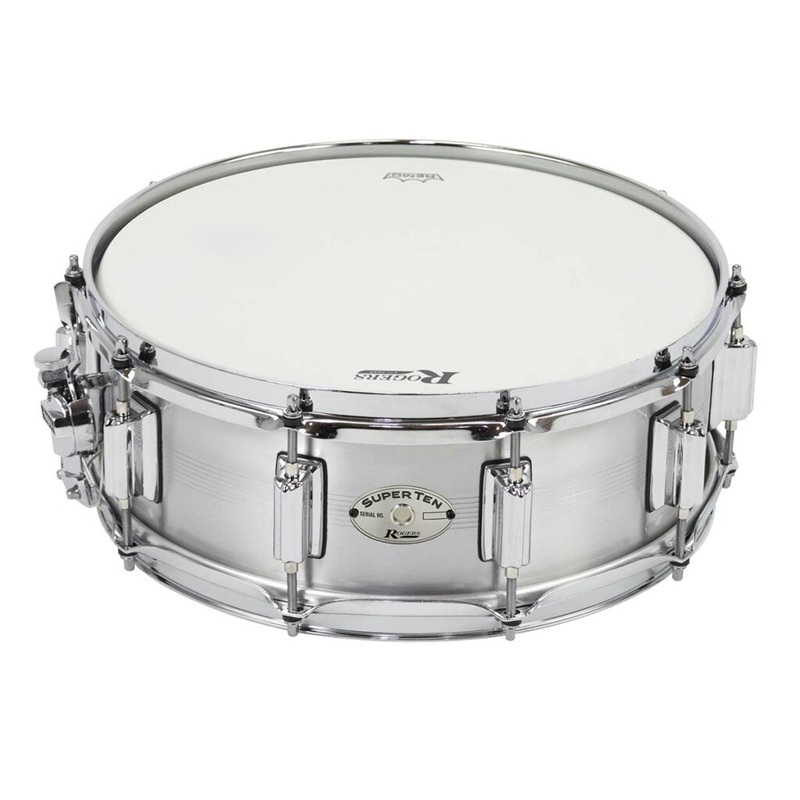 rogers-5-x-14-inch-superten-aluminum-snare-drum Rogers 5 x 14-Inch SuperTen Aluminum Snare Drum