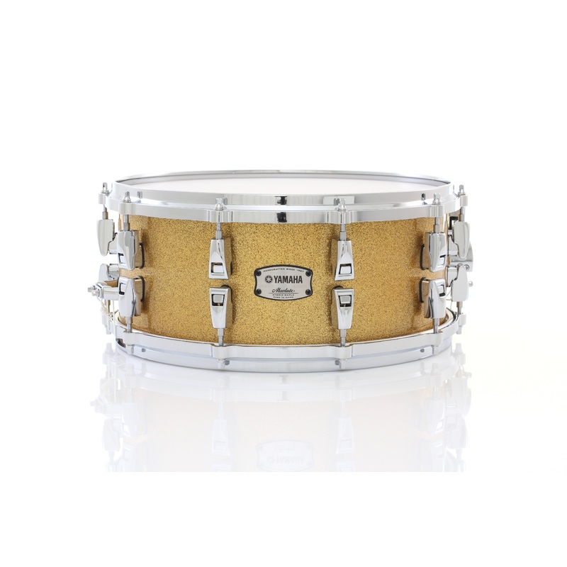 yamaha-6-x-14-inch-absolute-hybrid-maple-snare-drum-gold-champagne-sparkle Yamaha 6 x 14-Inch Absolute Hybrid Maple Snare Drum Gold Champagne Sparkle